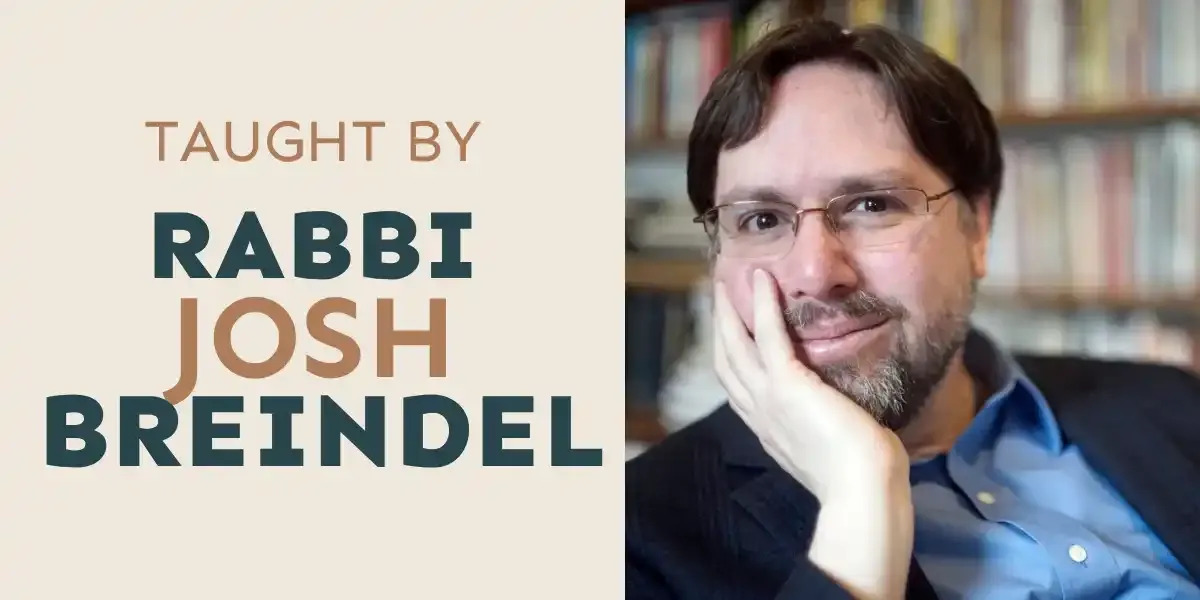 Promotional image for Rabbi Josh Breindel's Lehrhaus class on Jewish speculative fiction.